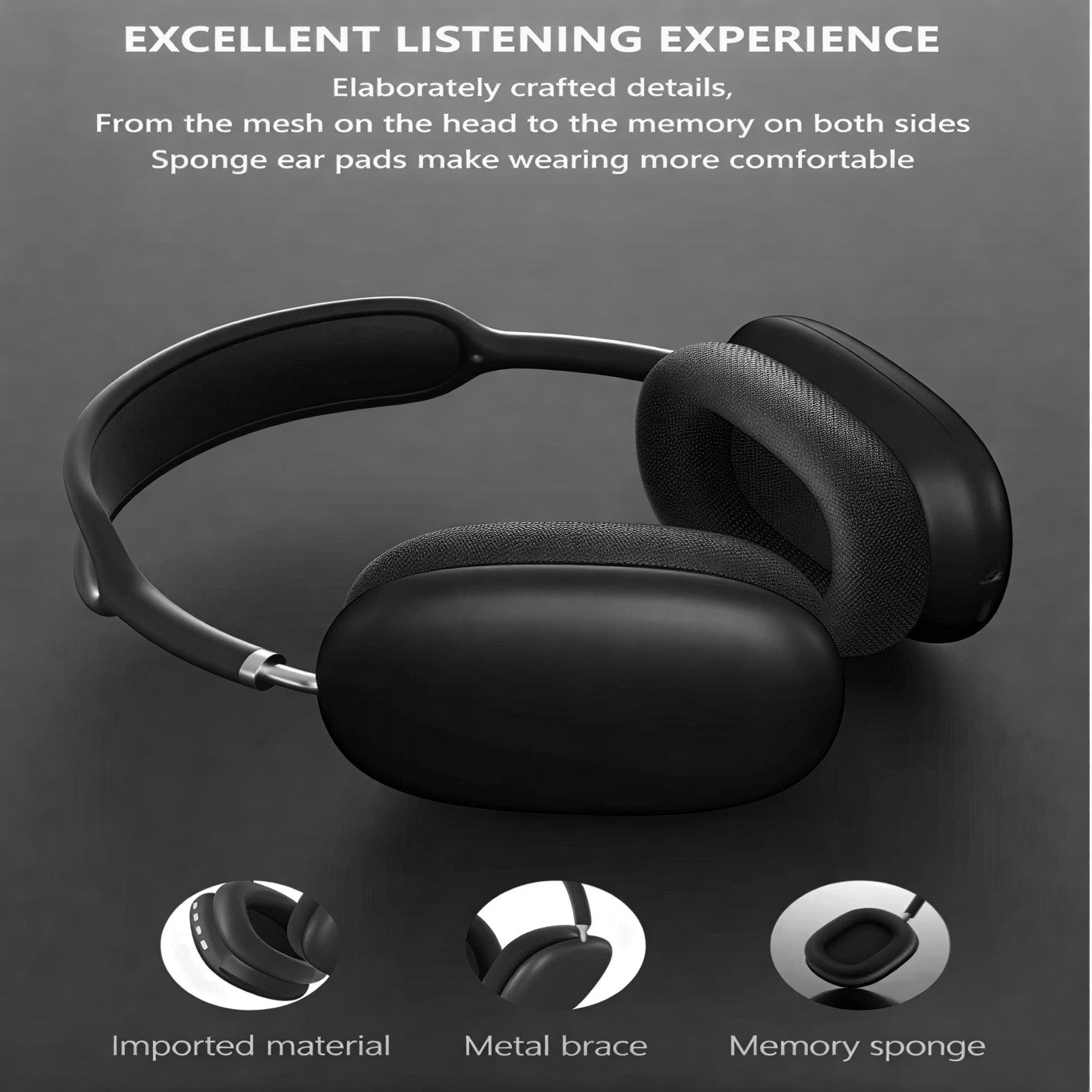 Ear Headphones, Wireless Bluetooth