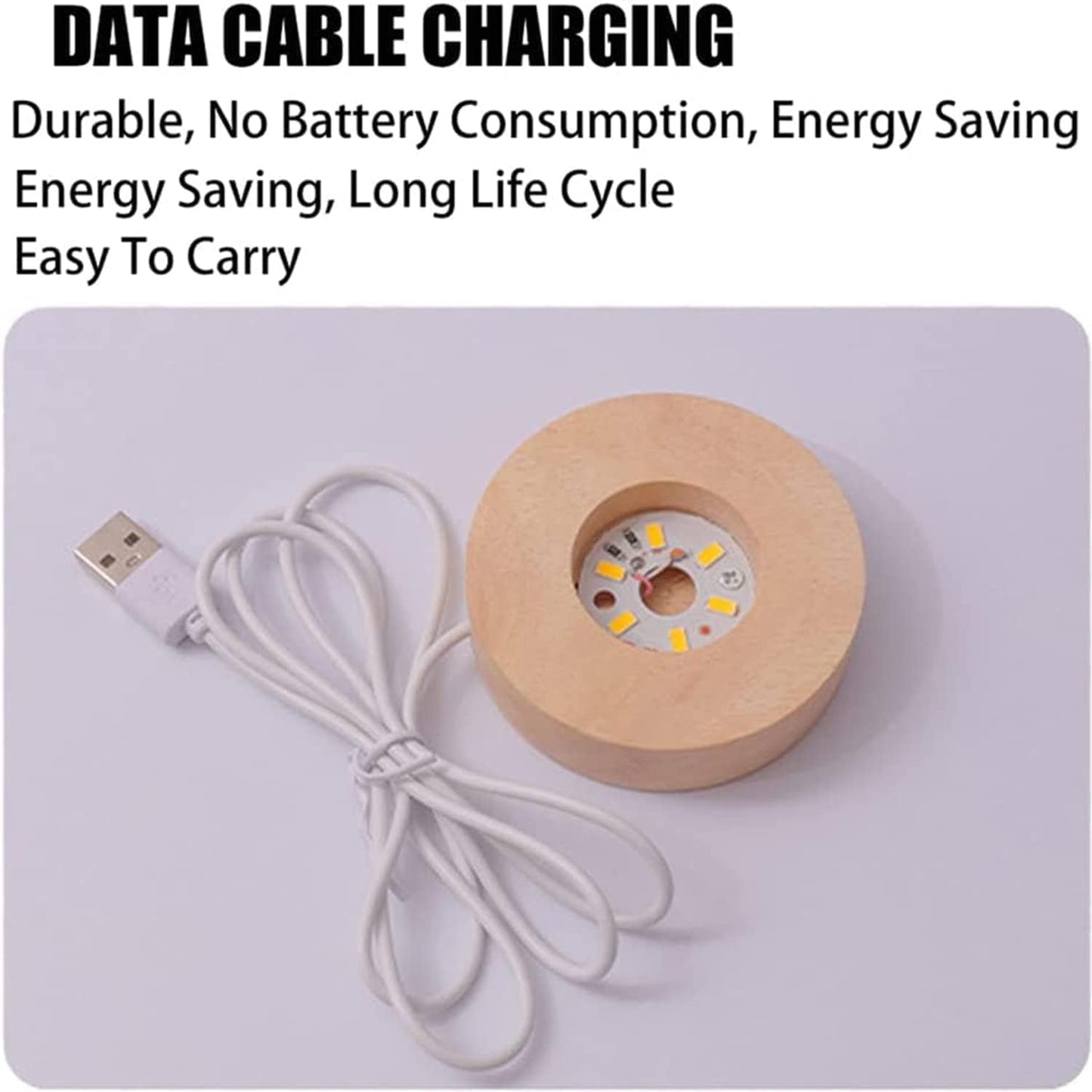 3D Planet Crystal Ball Night Lamp