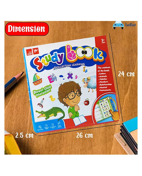 Intractive learning book for kids (age 3+)