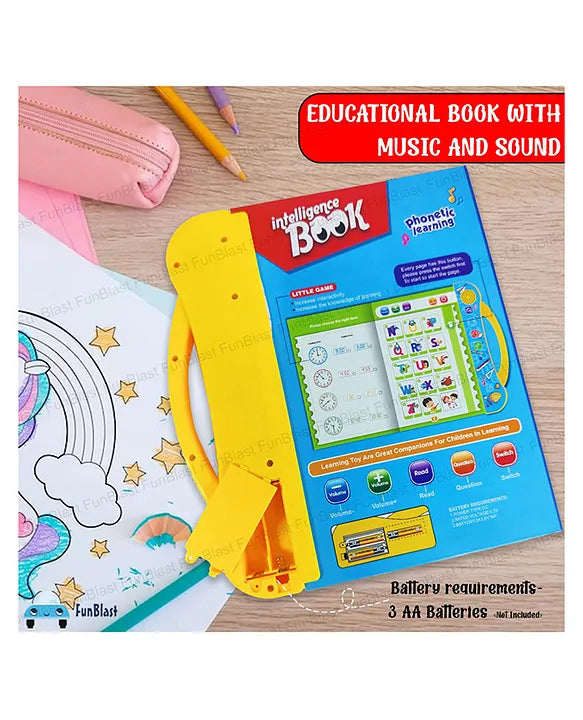 Intractive learning book for kids (age 3+)