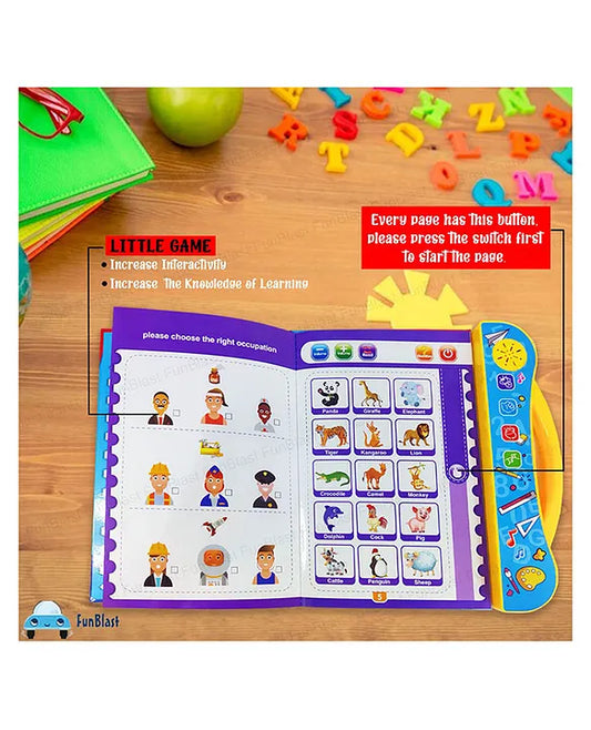 Intractive learning book for kids (age 3+)