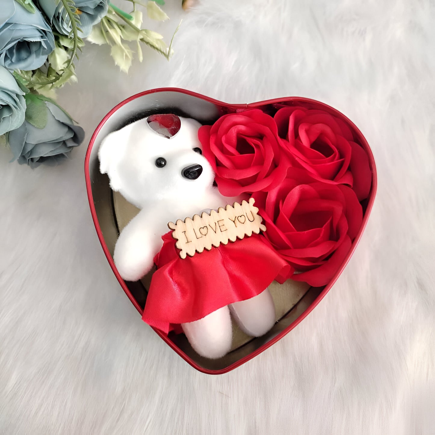 Bear Rose Gift Box