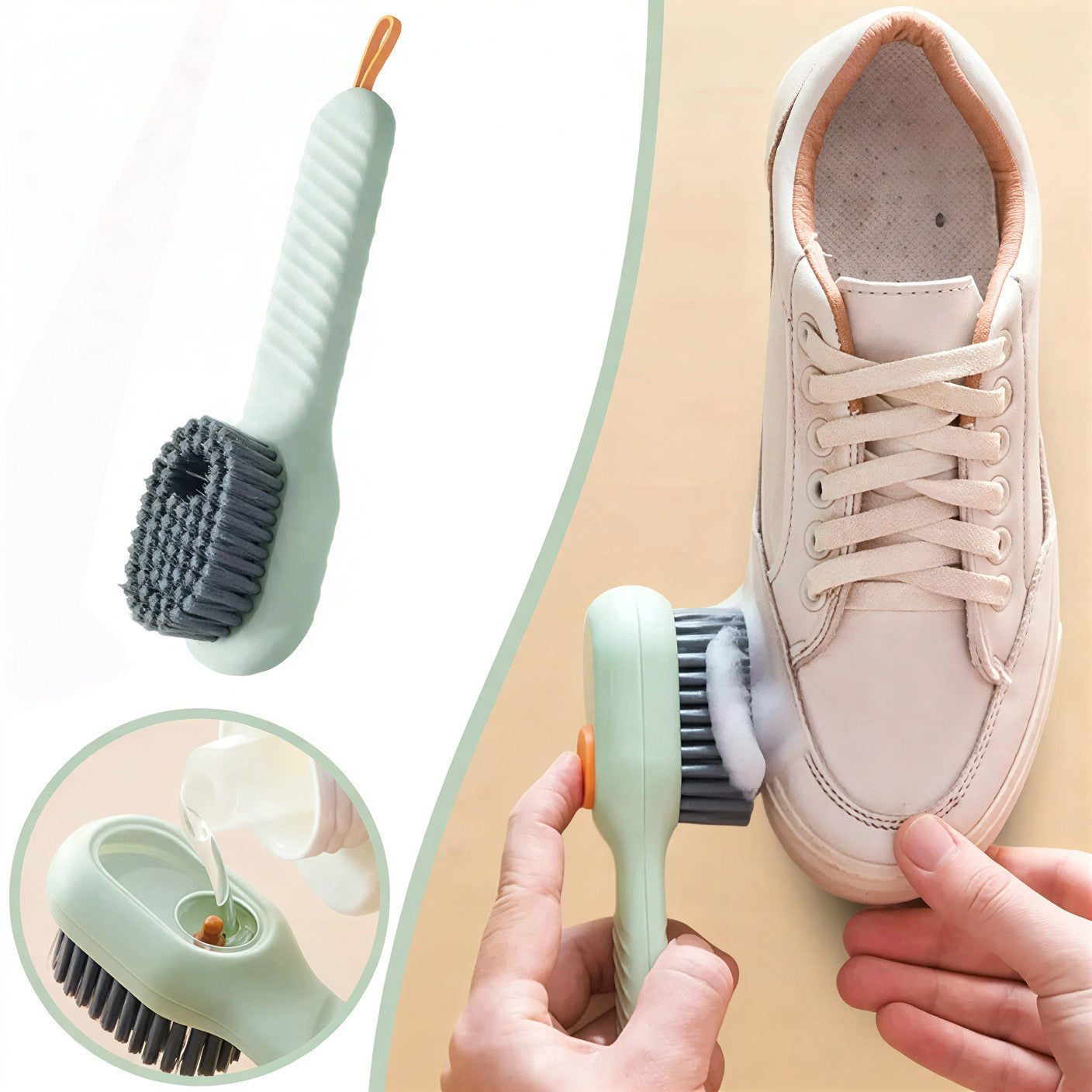Multifunctional  Shoe Polishing Brush